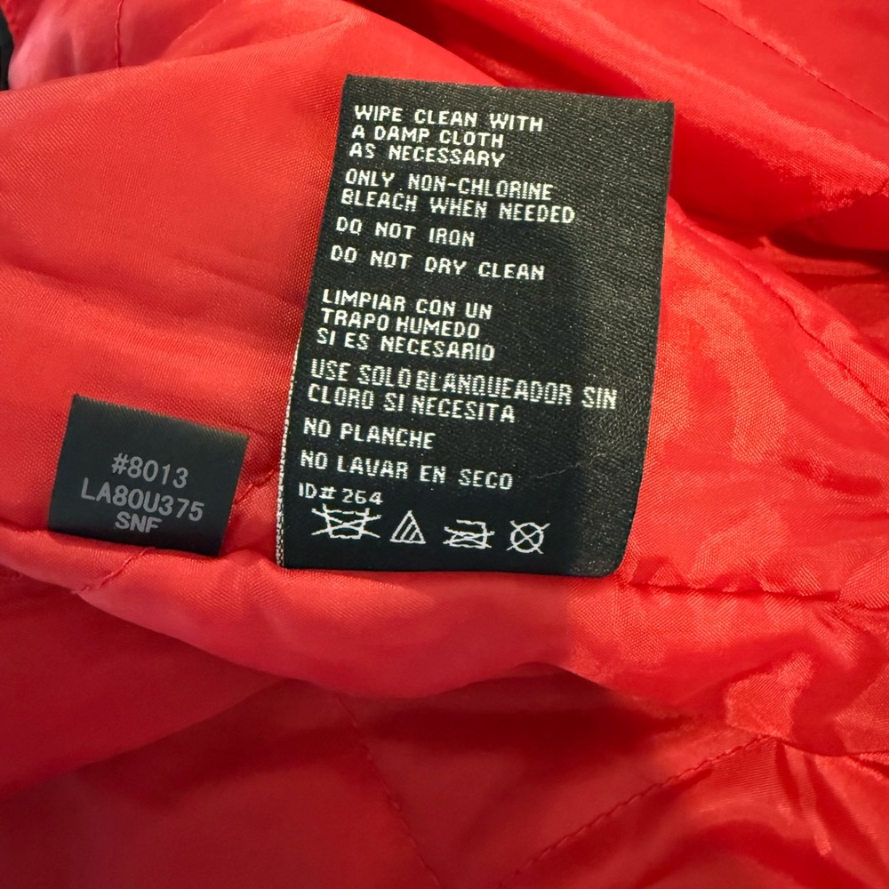 NFL Black and Red Bomber Jacket - Picture 5 of 17